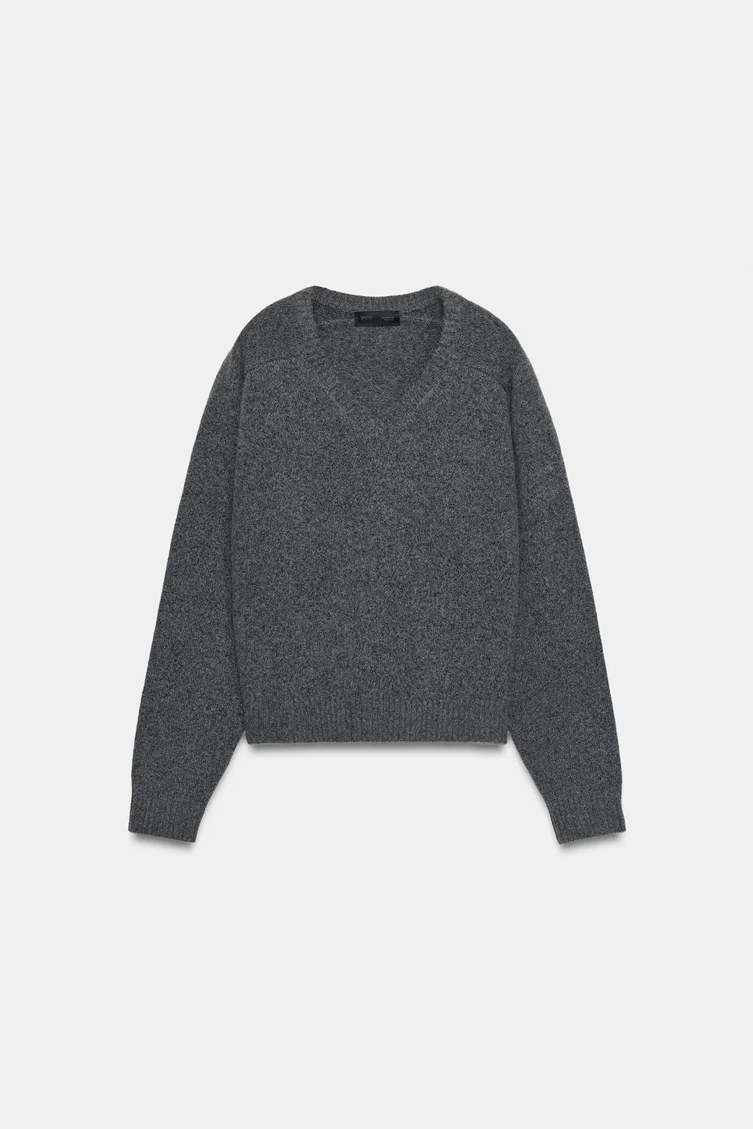 Джемпер с V-образным вырезом, Zara