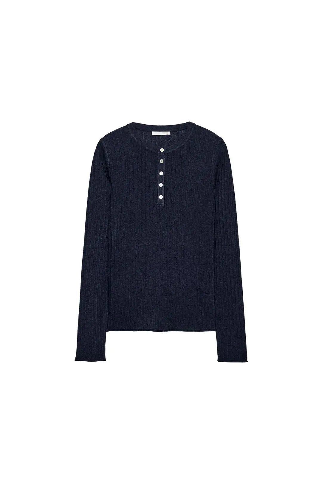 Футболка хенли на пуговицах, Zara