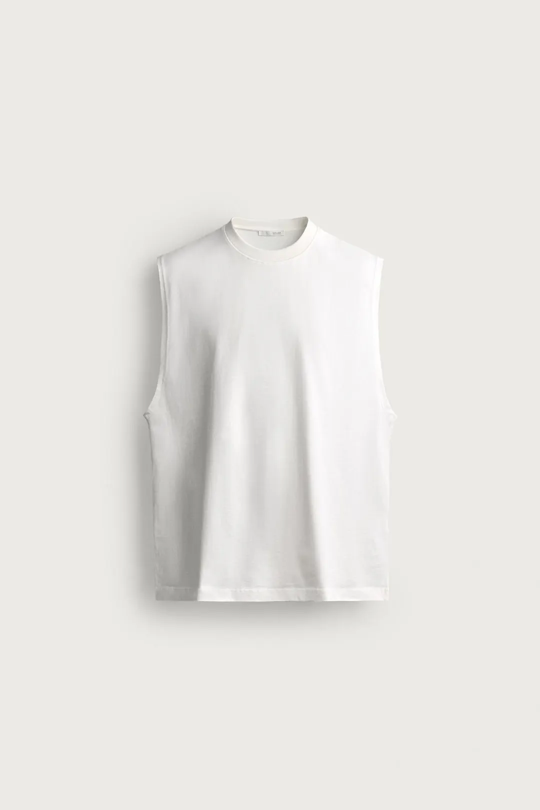 Майка из вареной ткани, Zara