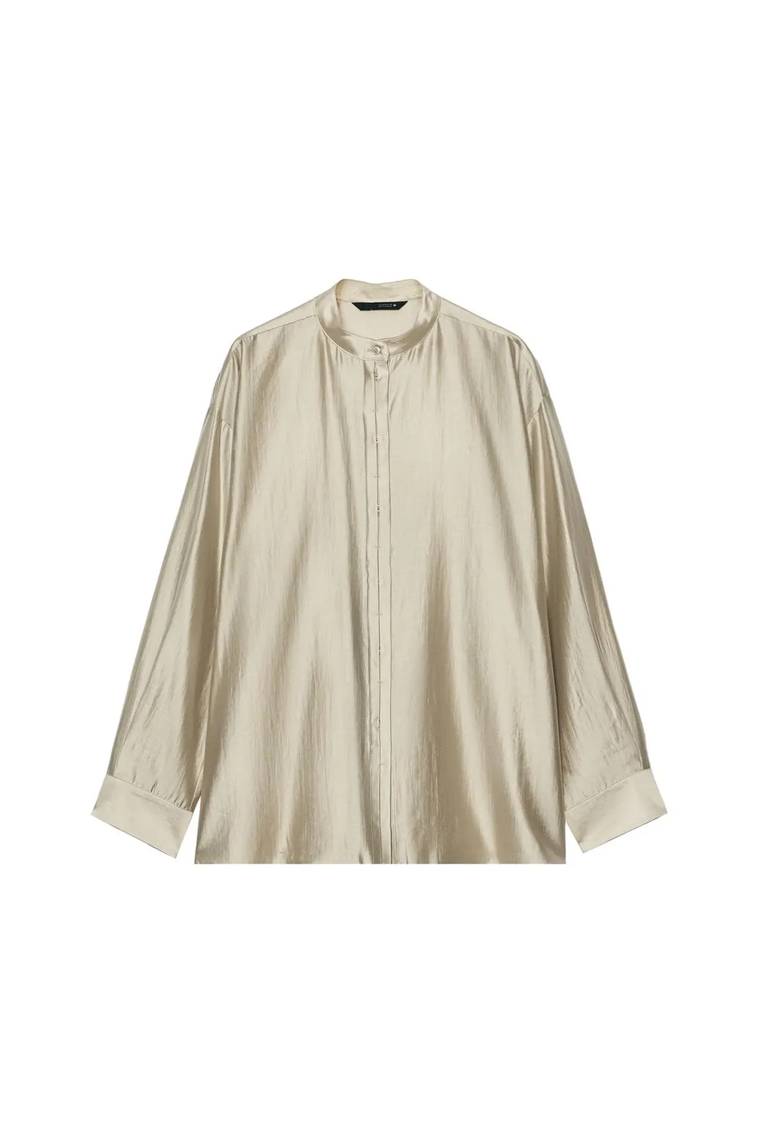 Рубашка с воротником-стойкой ZW Collection, Zara