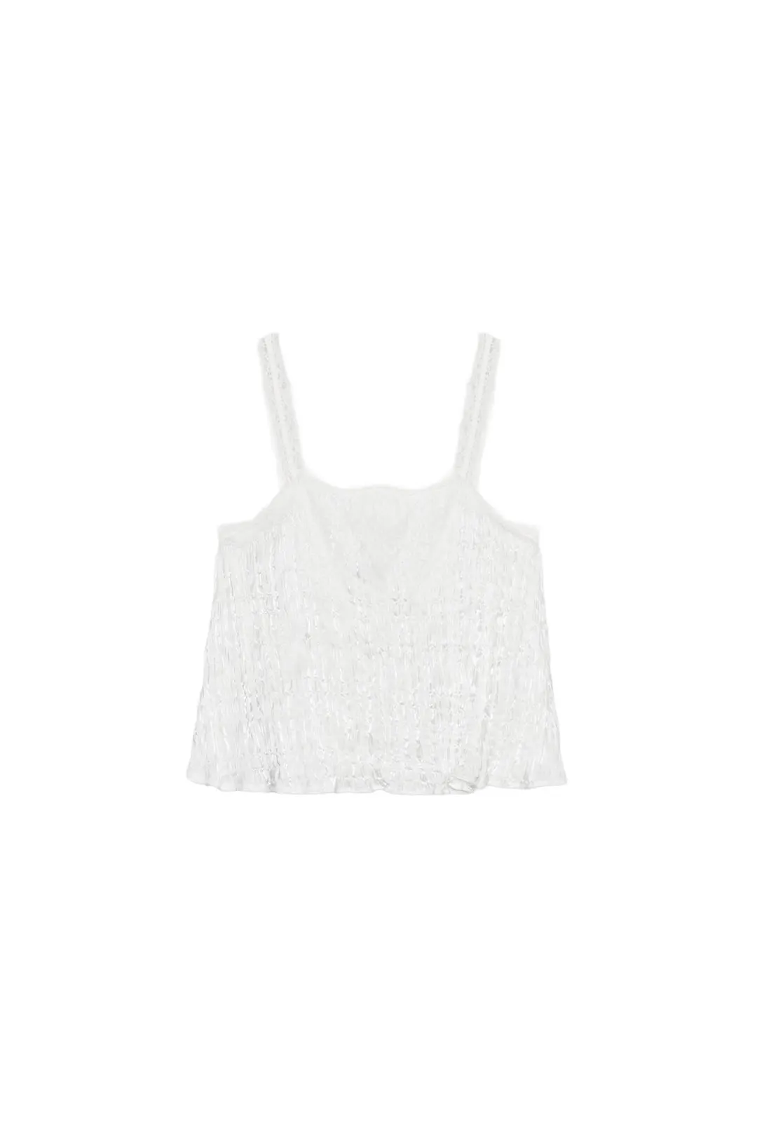 Атласный топ на бретелях, Zara