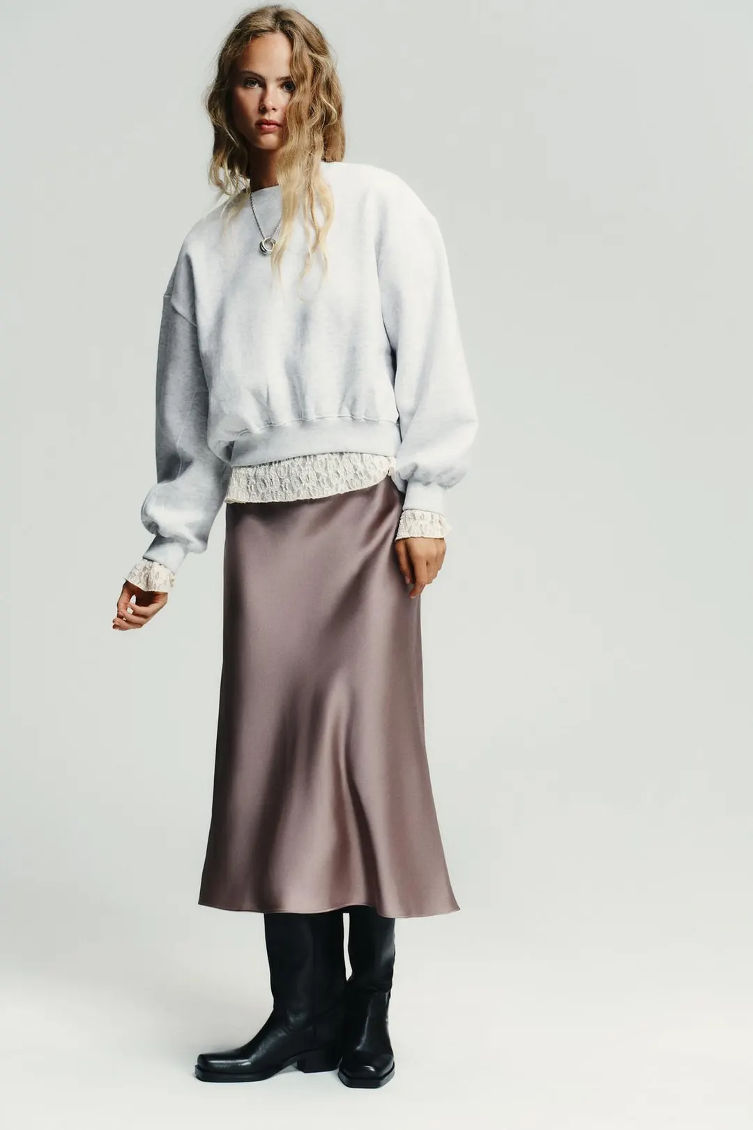 Базовый плюшевый свитшот, Zara
