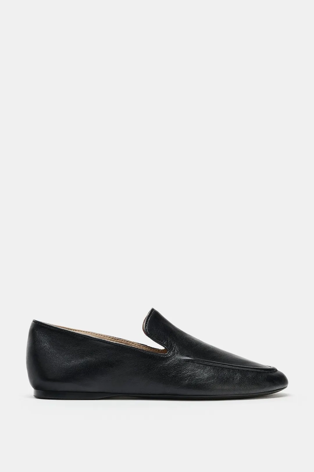 Кожаные туфли без каблука, Zara