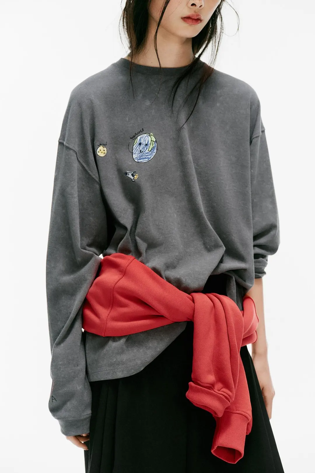 Удлиненные бермуды со складками, Zara