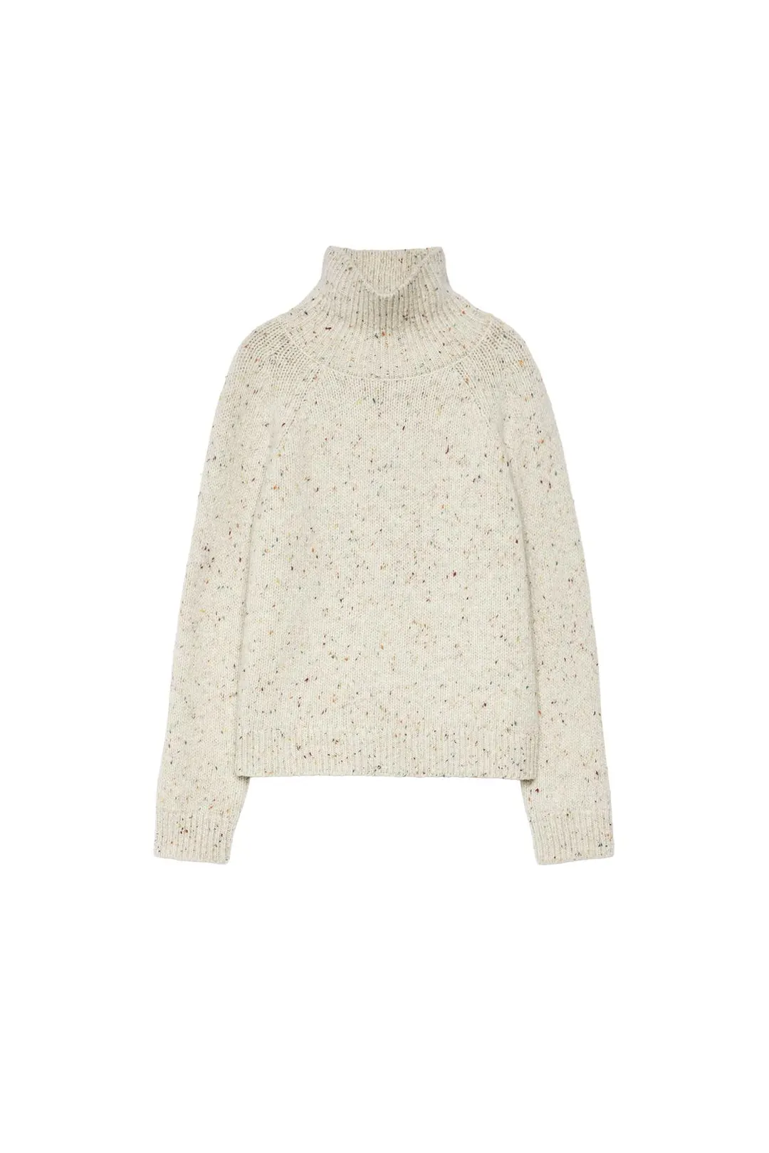 Джемпер с высоким воротником из 100% шерсти, Zara