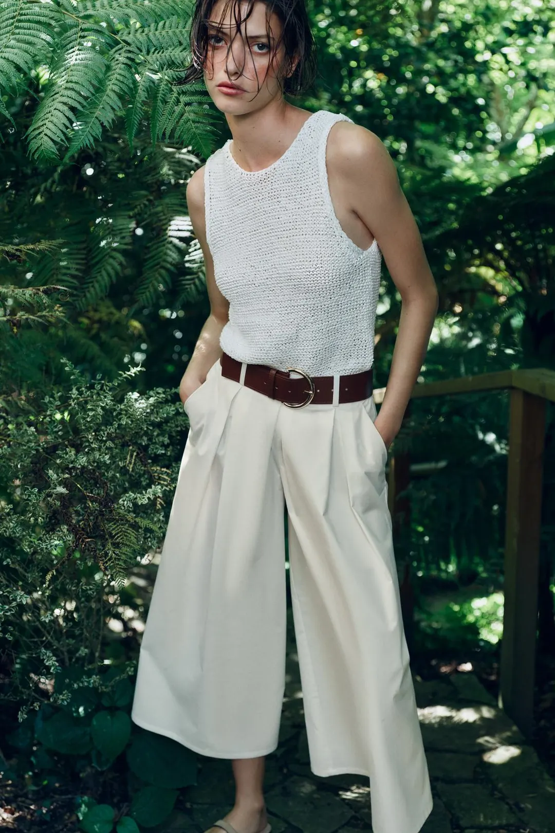 Кюлоты с ремнем, Zara