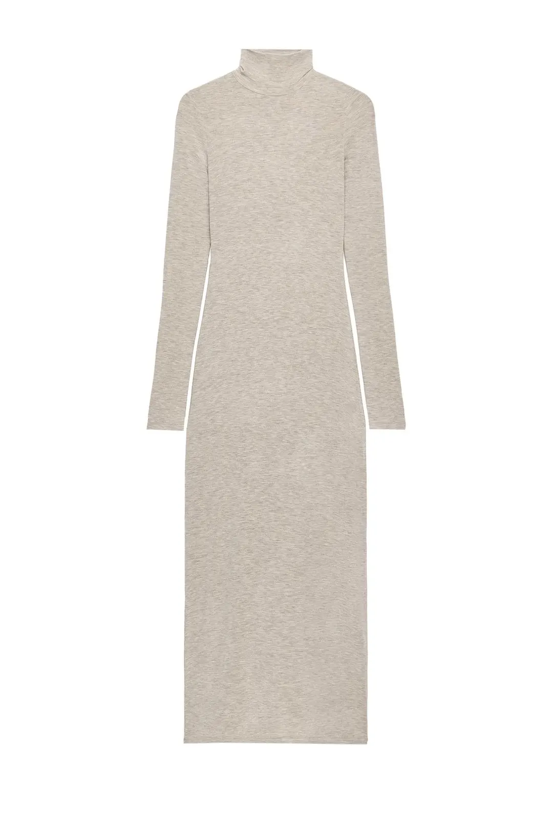 Платье длинное с высоким воротником, Zara