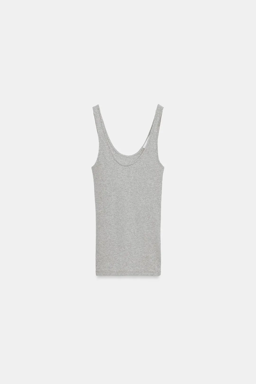 Топ на бретелях с металлизированной нитью, Zara