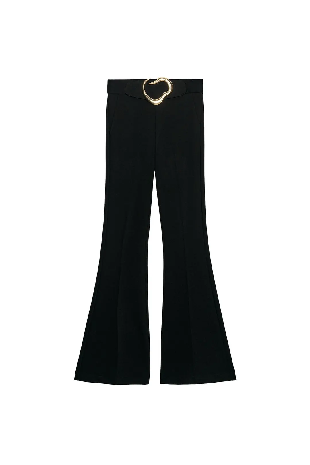 Легинсы расклешенные с пряжкой, Zara