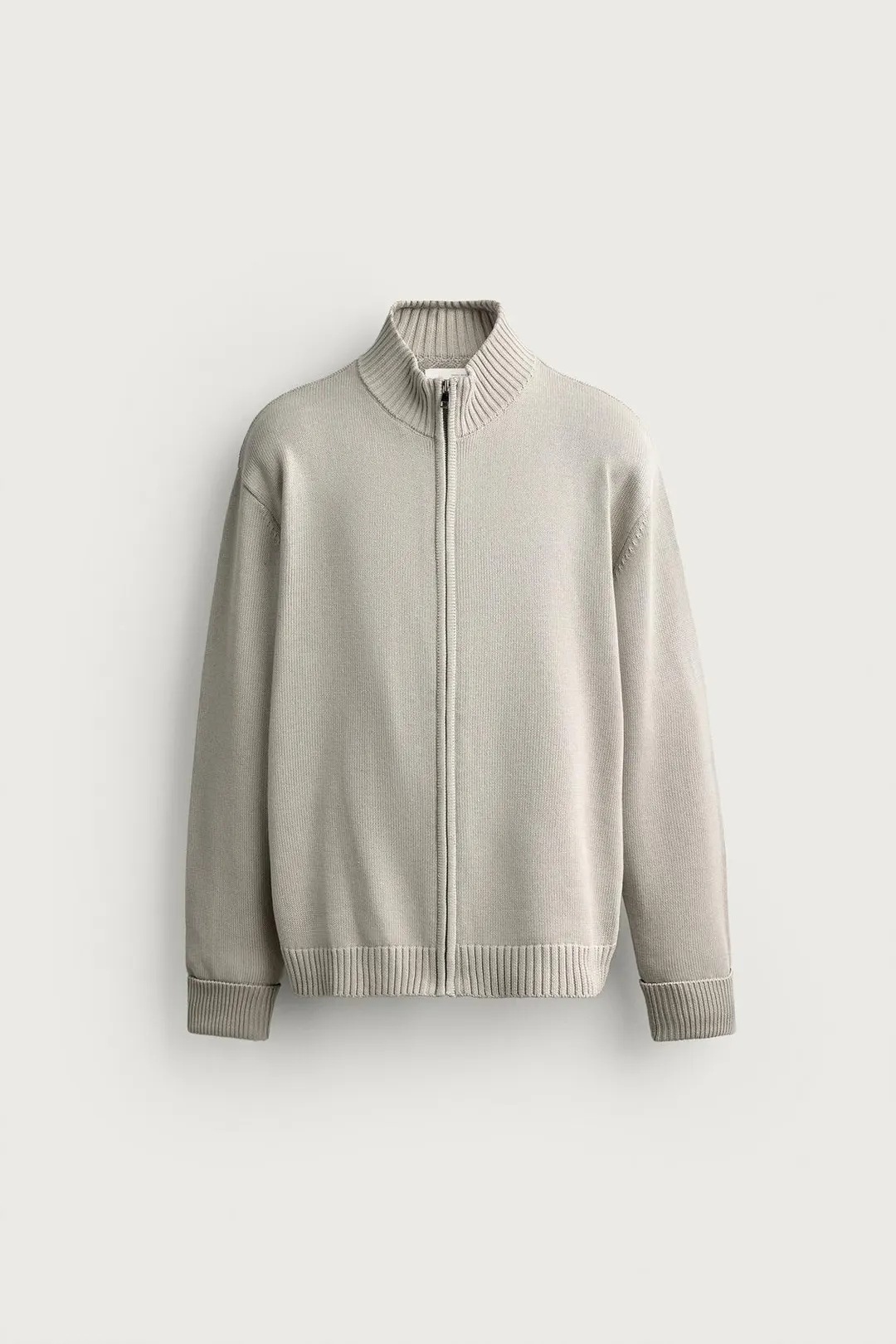 Трикотажный кардиган на молнии, Zara
