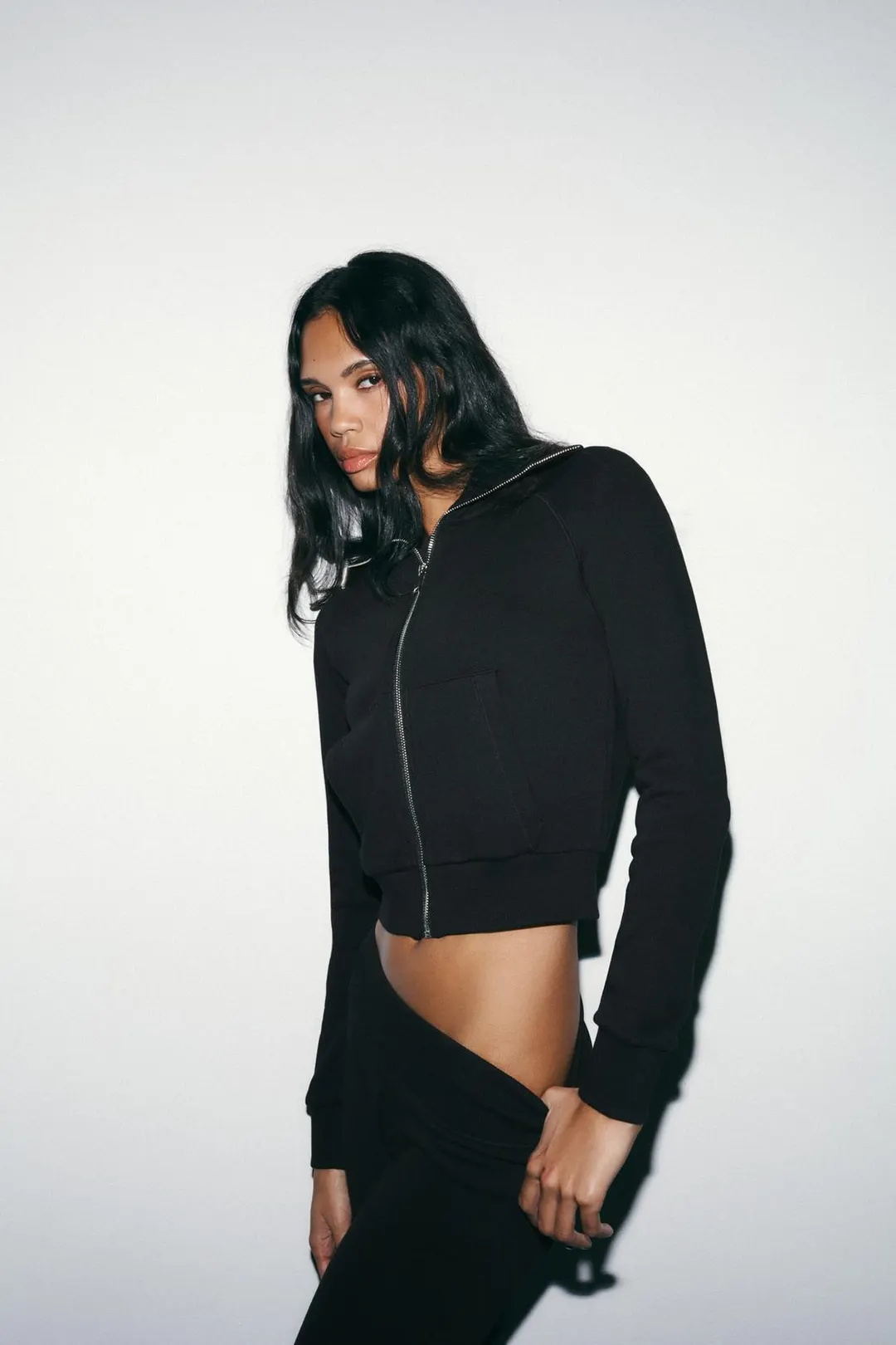 Брюки флисовые клеш, Zara