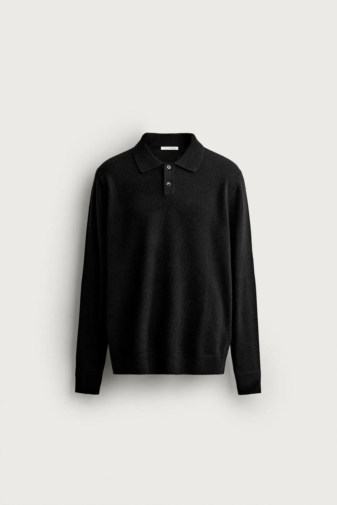 Поло трикотажное прямого кроя из смесовой шерсти, Zara