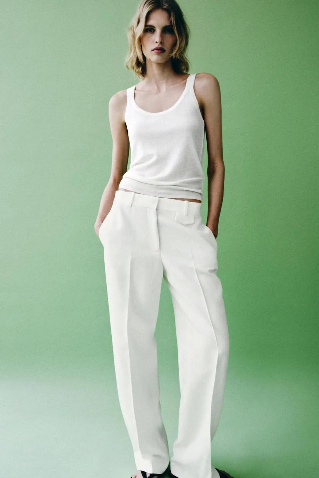 Прямые брюки ZW Collection, Zara