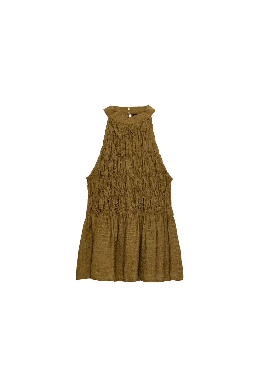 Топ халтер со сборками, Zara