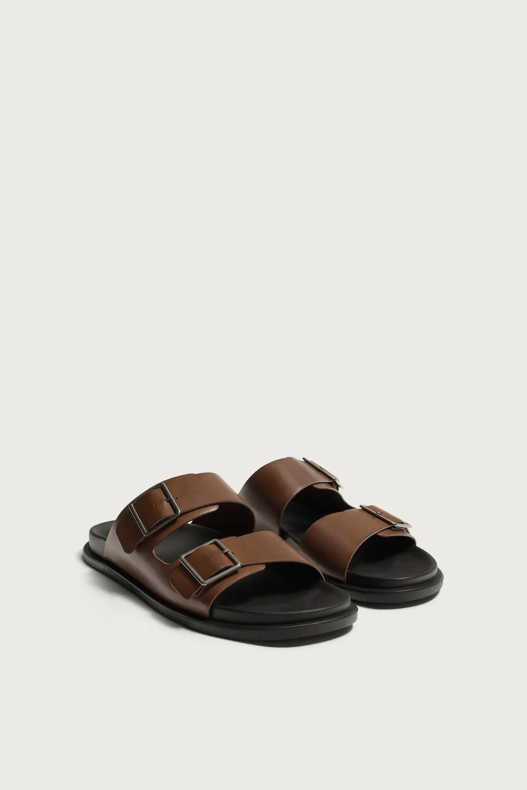 Сандалии с двумя ремешками, Zara