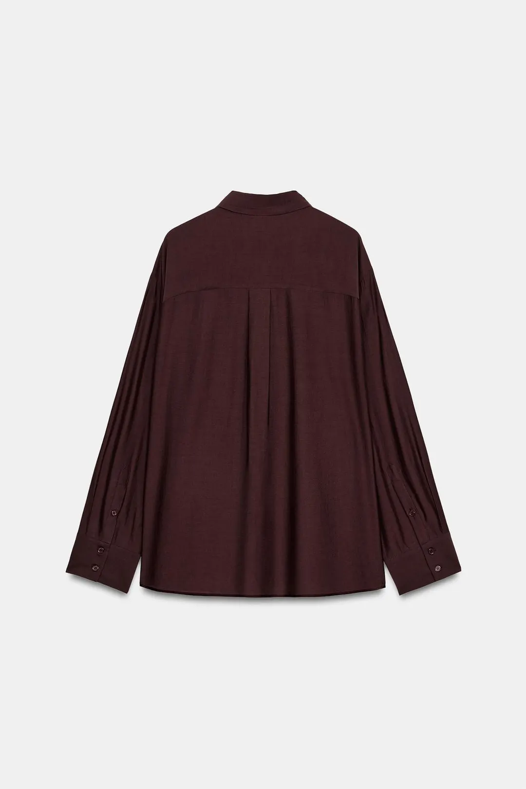 Однотонная рубашка-манишка ZW Collection, Zara