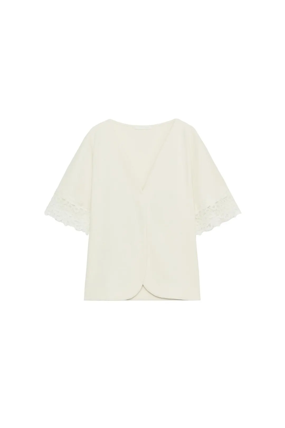 Мягкий кружевной топ, Zara