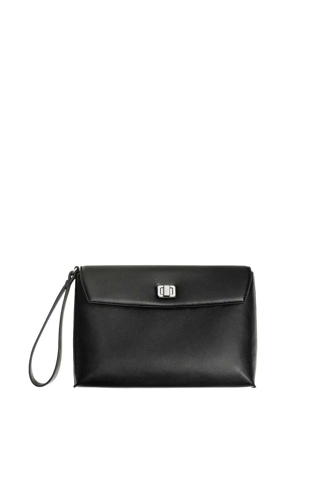 Клатч с металлической застежкой, Zara