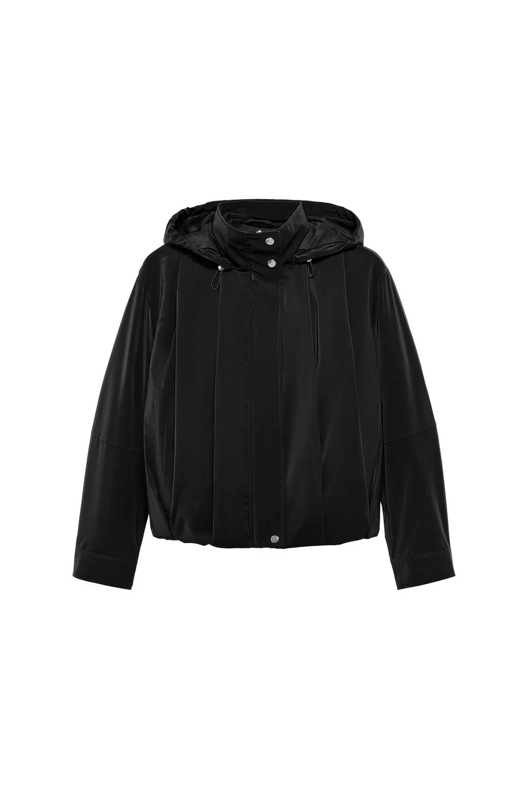 Прорезиненная куртка с капюшоном, Zara