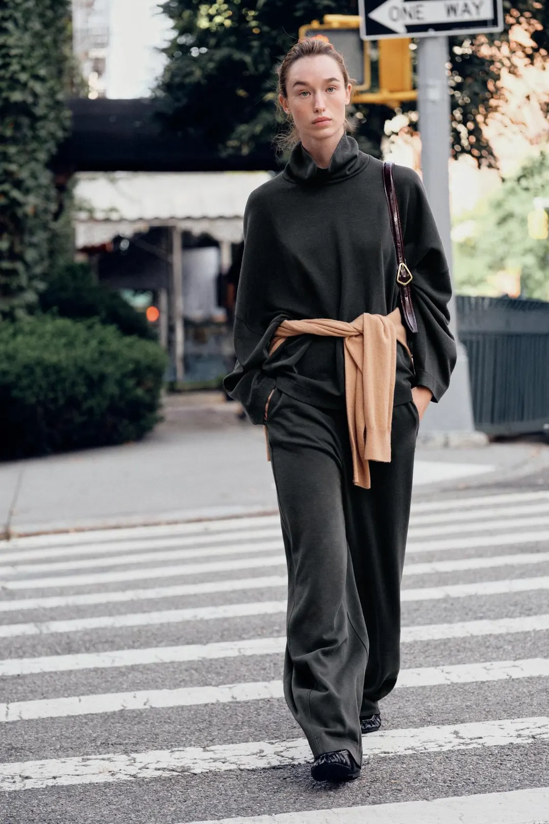 Свитшот-водолазка из интерлока, Zara