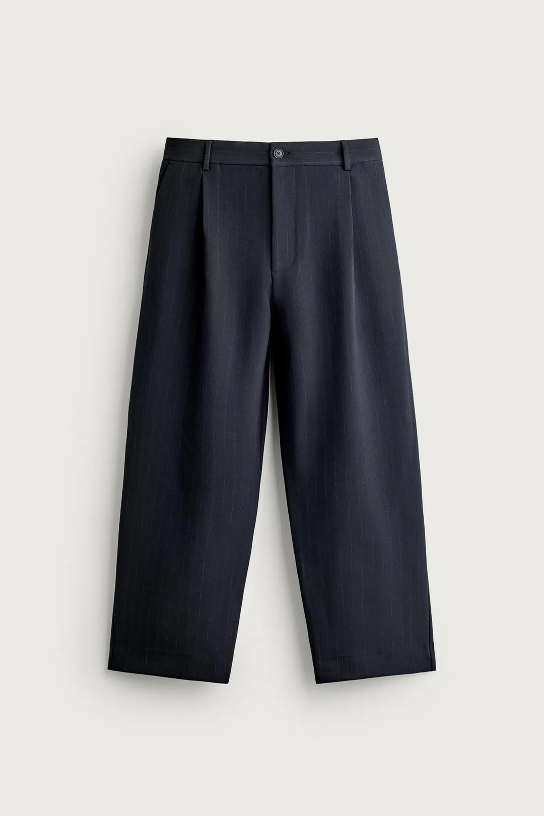 Брюки свободного кроя со складками, Zara