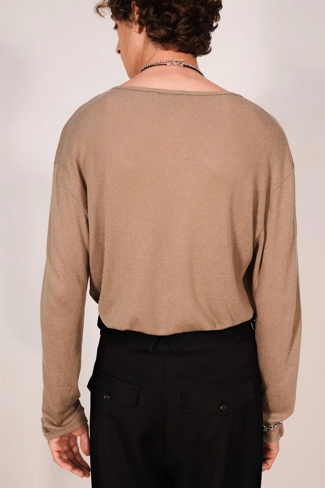 Футболка свободного кроя из лиоцелла и шерсти, Zara