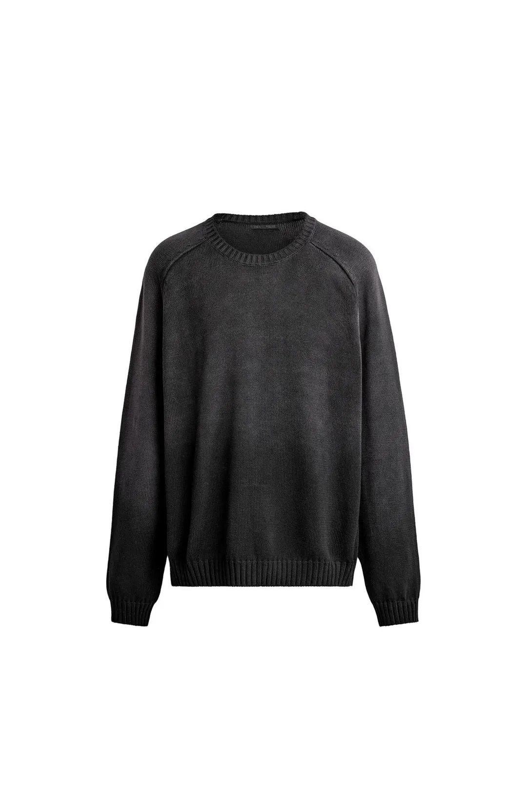 Джемпер из 100% хлопка с эффектом стирки, Zara