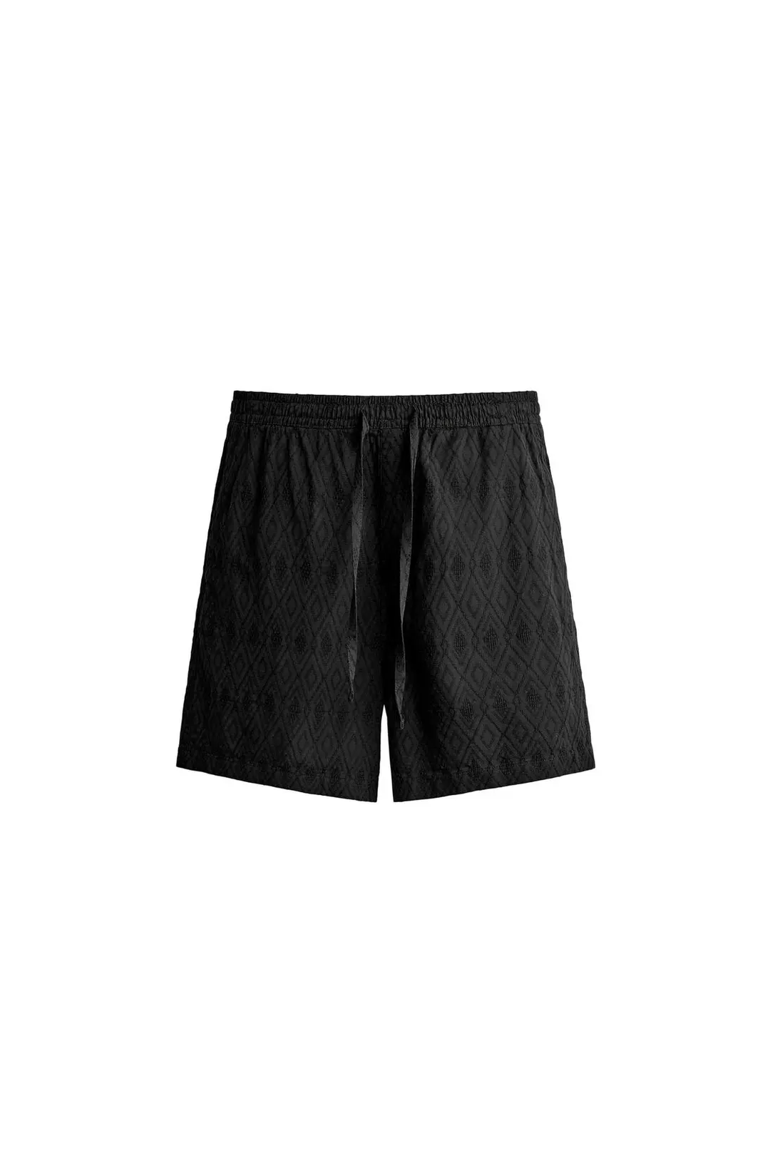 Бермуды классического кроя с геометрическим жаккардовым узором, Zara