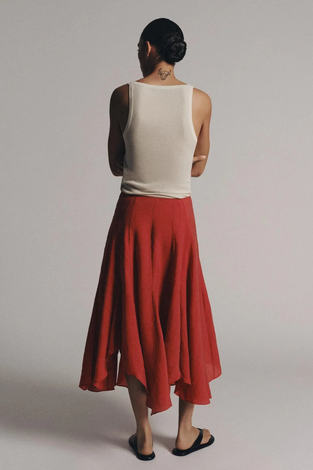 Асимметричная юбка ZW Collection, Zara