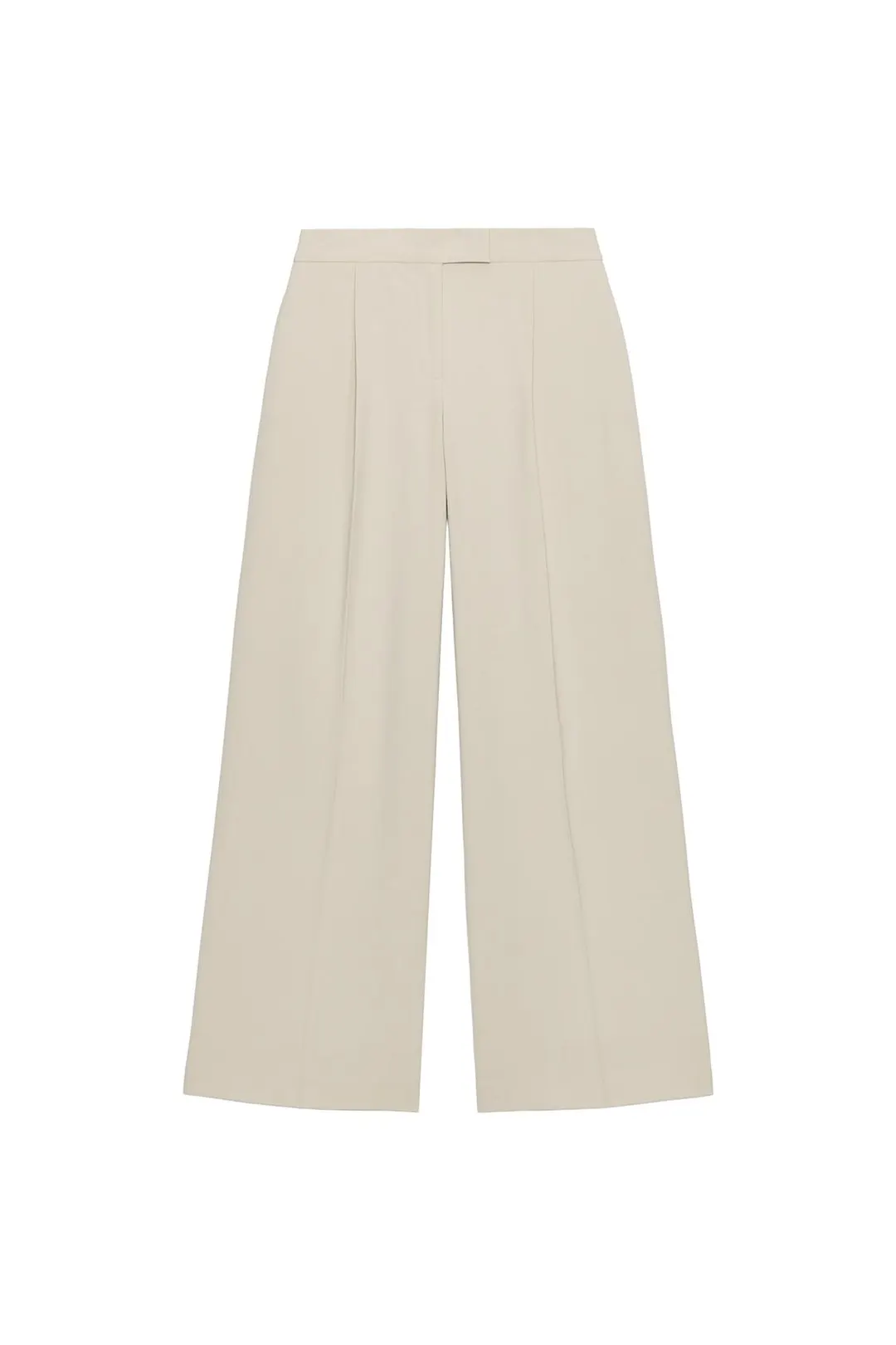 Брюки с защипами и широкими штанинами, Zara