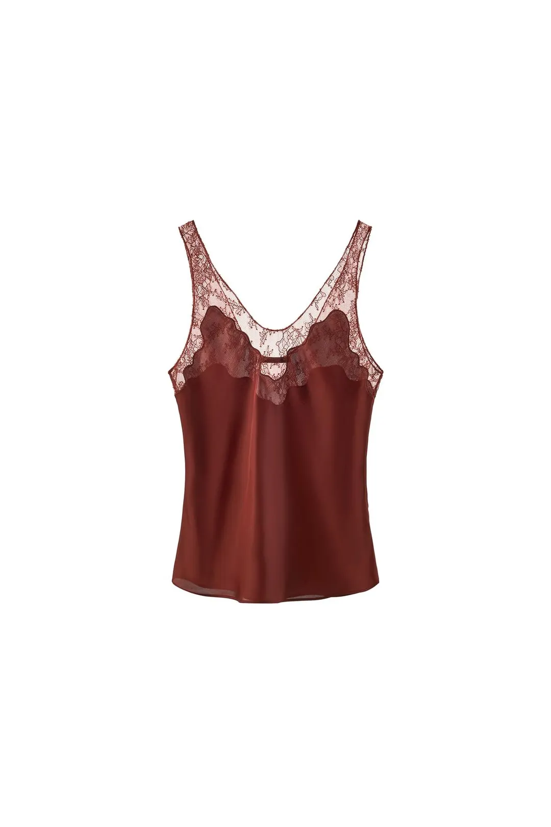 Кружевной топ в бельевом стиле ZW Collection, Zara
