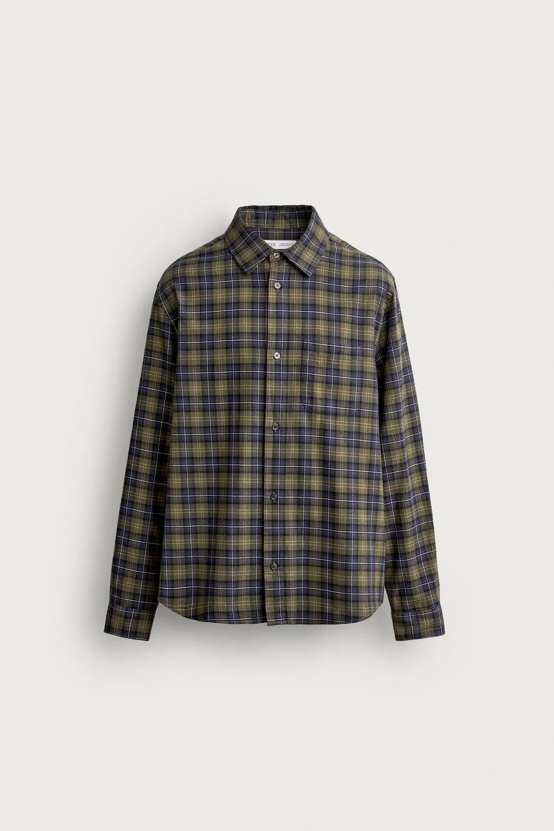 Фланелевая рубашка в клетку, Zara