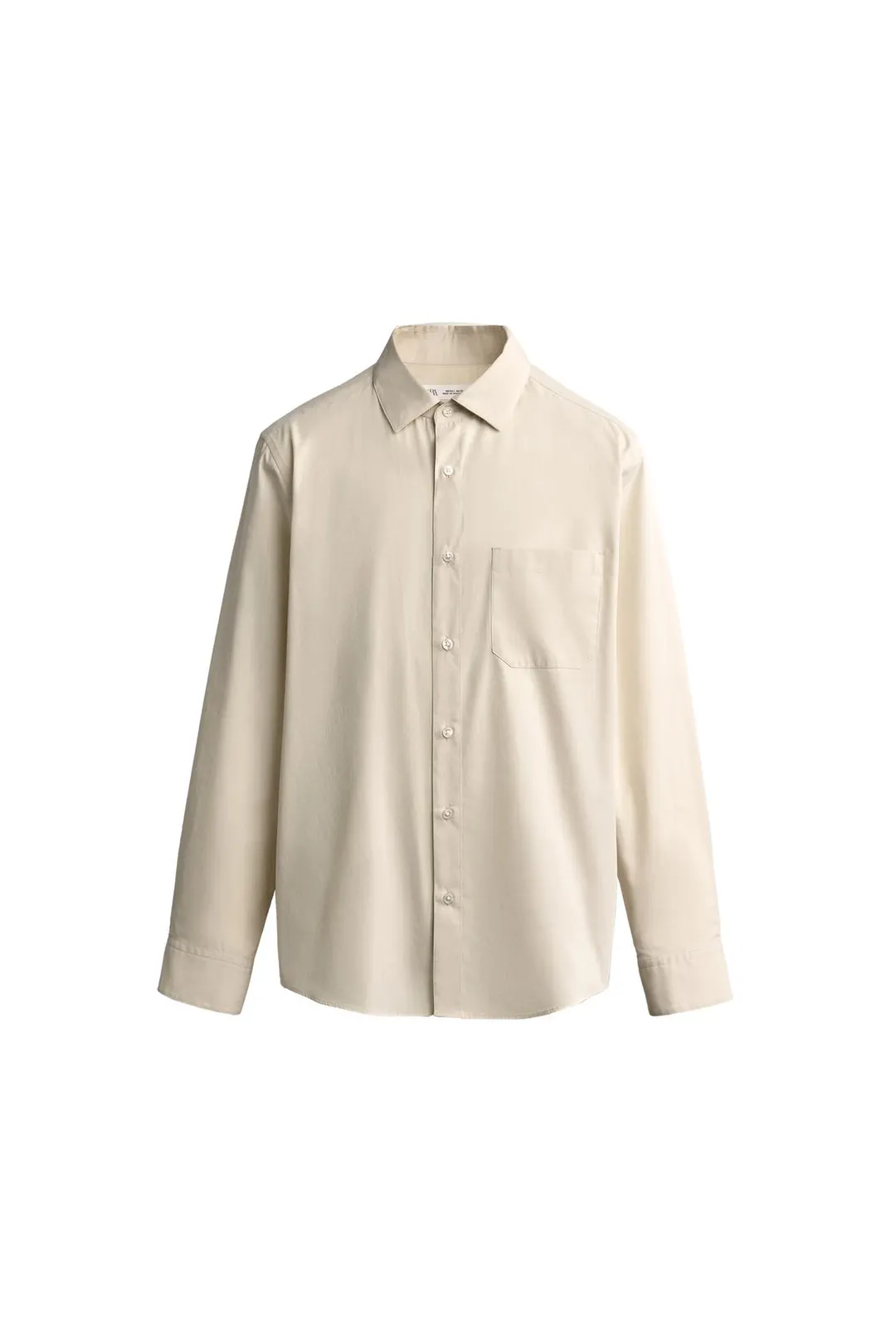 Рубашка классического кроя с карманом, Zara