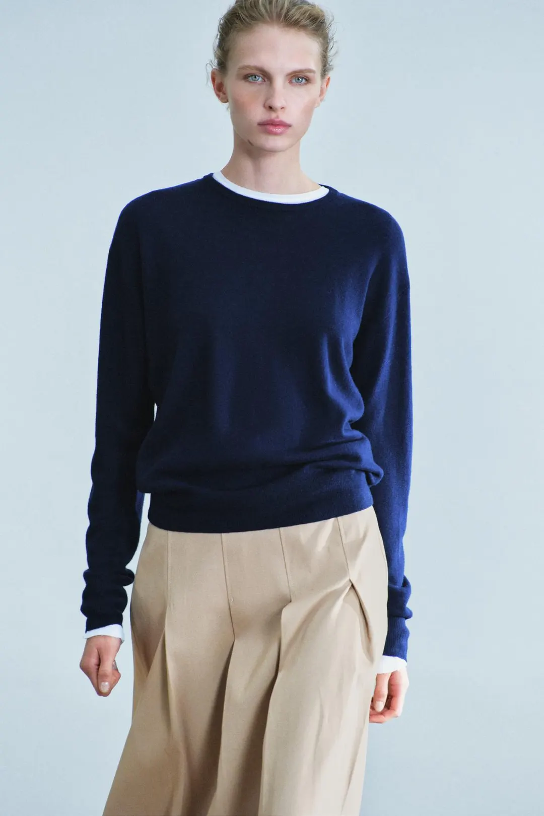 Юбка миди со складками ZW Collection, Zara