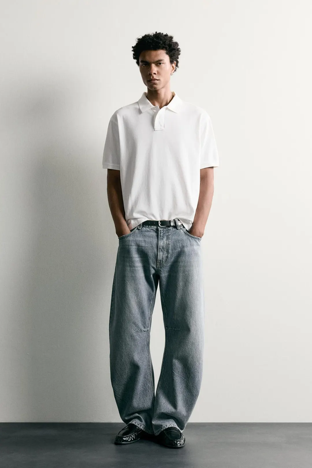Джинсы прямого кроя barrel, Zara