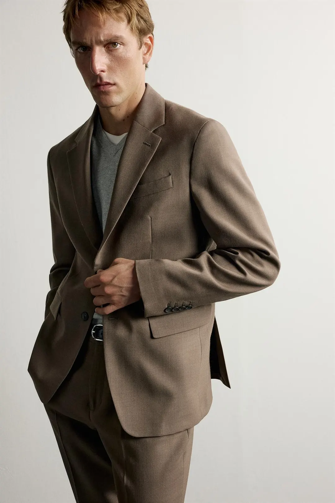 Костюмный пиджак прямого кроя, Zara