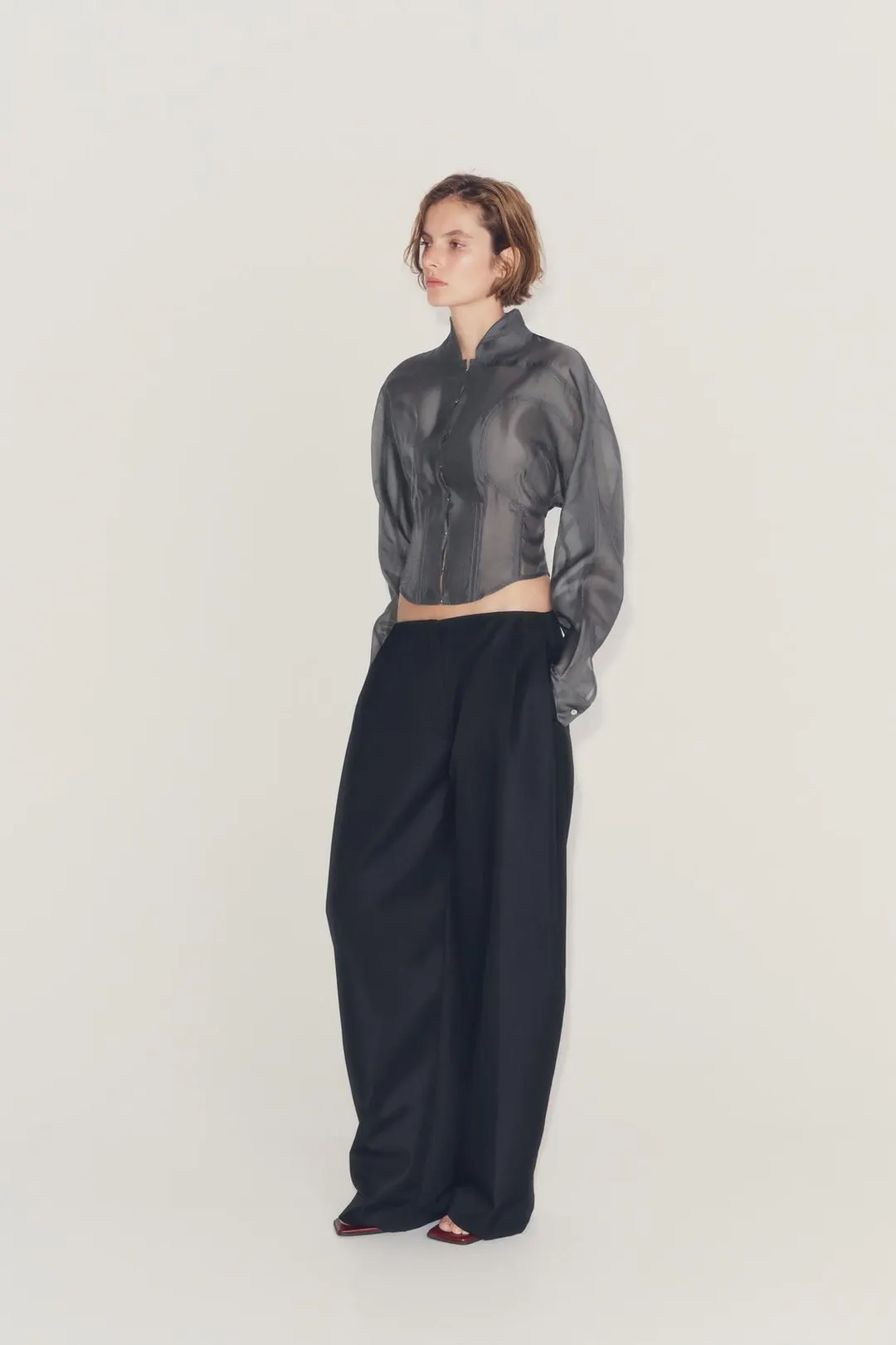 Рубашка-корсет ZW Collection, Zara