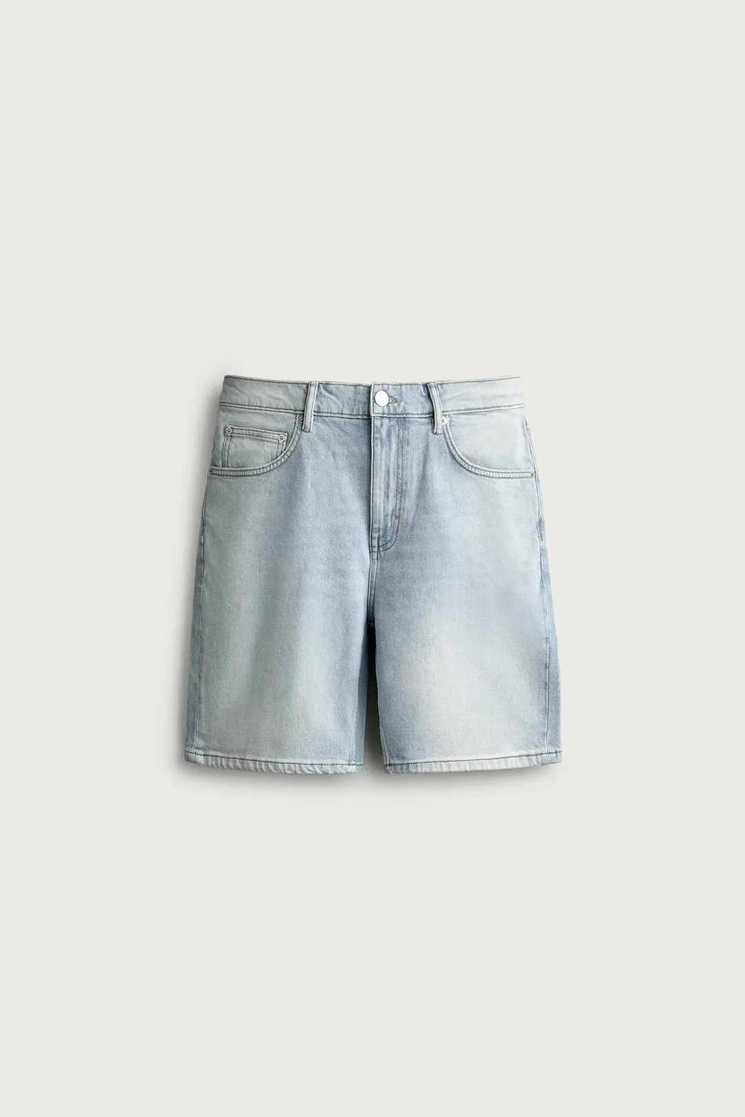 Джинсовые бермуды стандартного кроя, Zara