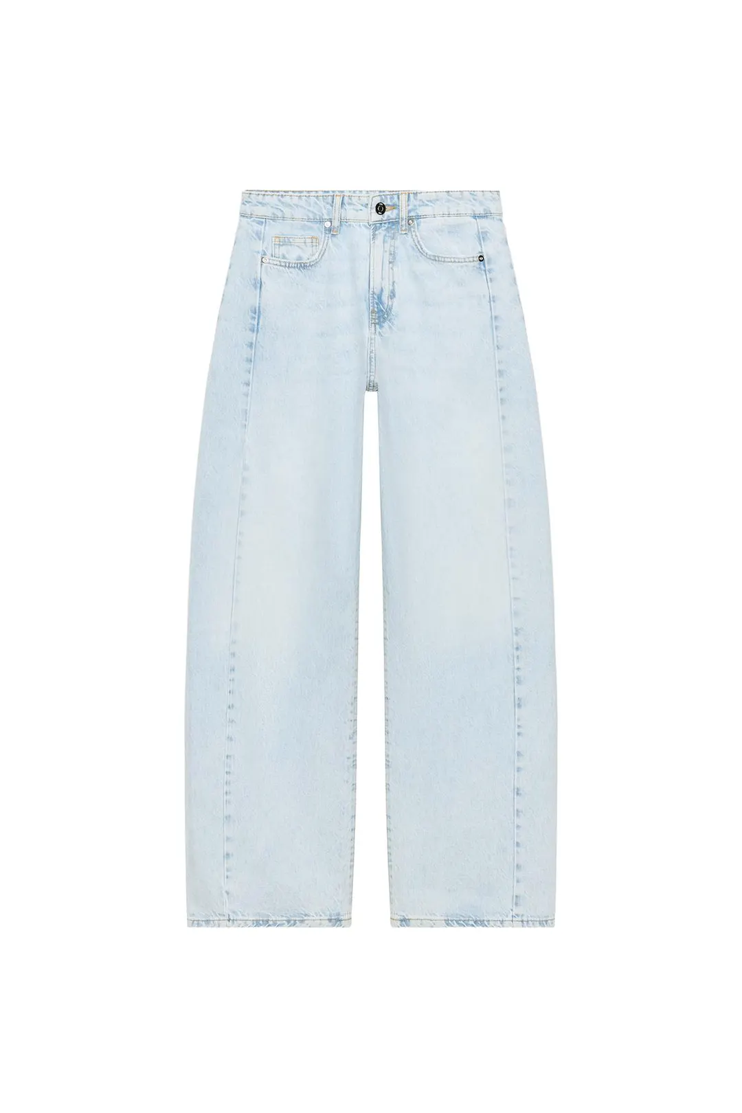 Джинсы barrel Z1975 с высокой посадкой, Zara