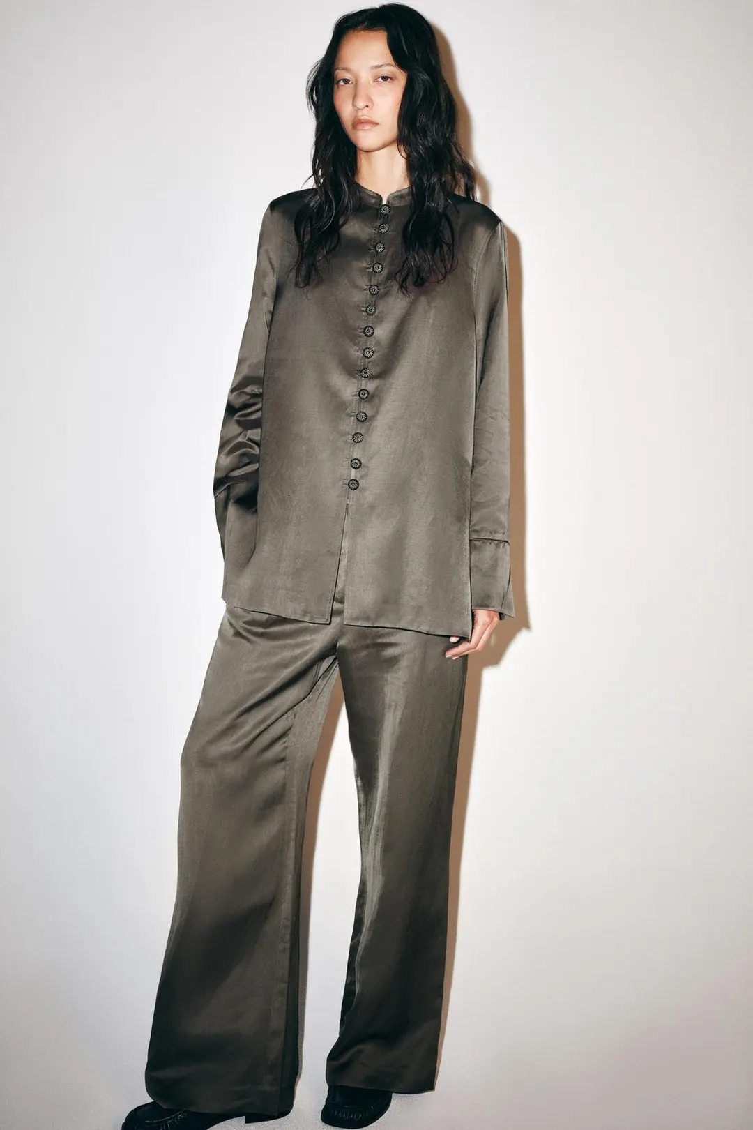Атласная куртка ZW Collection, Zara