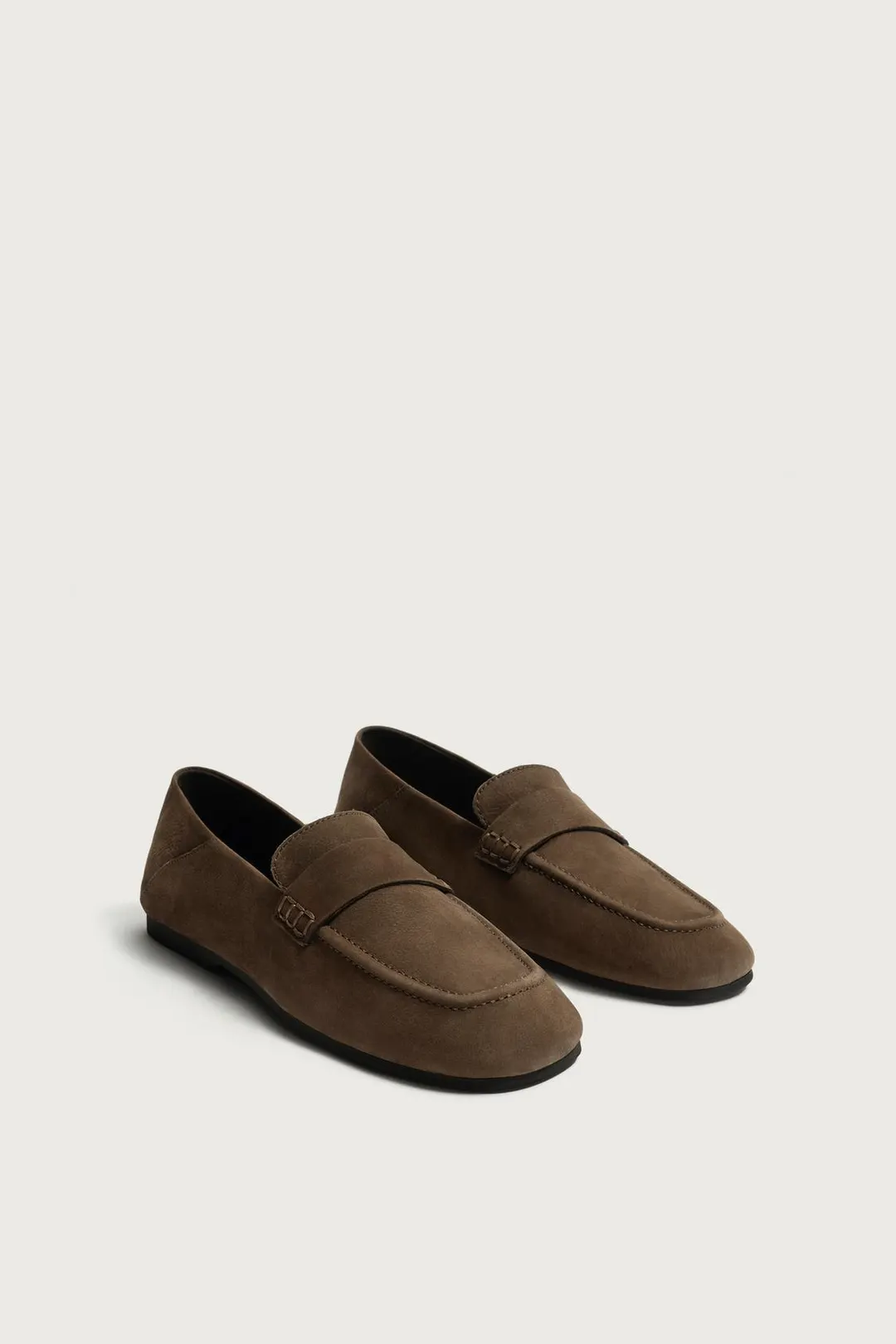 Кожаные пенни-лоферы, Zara