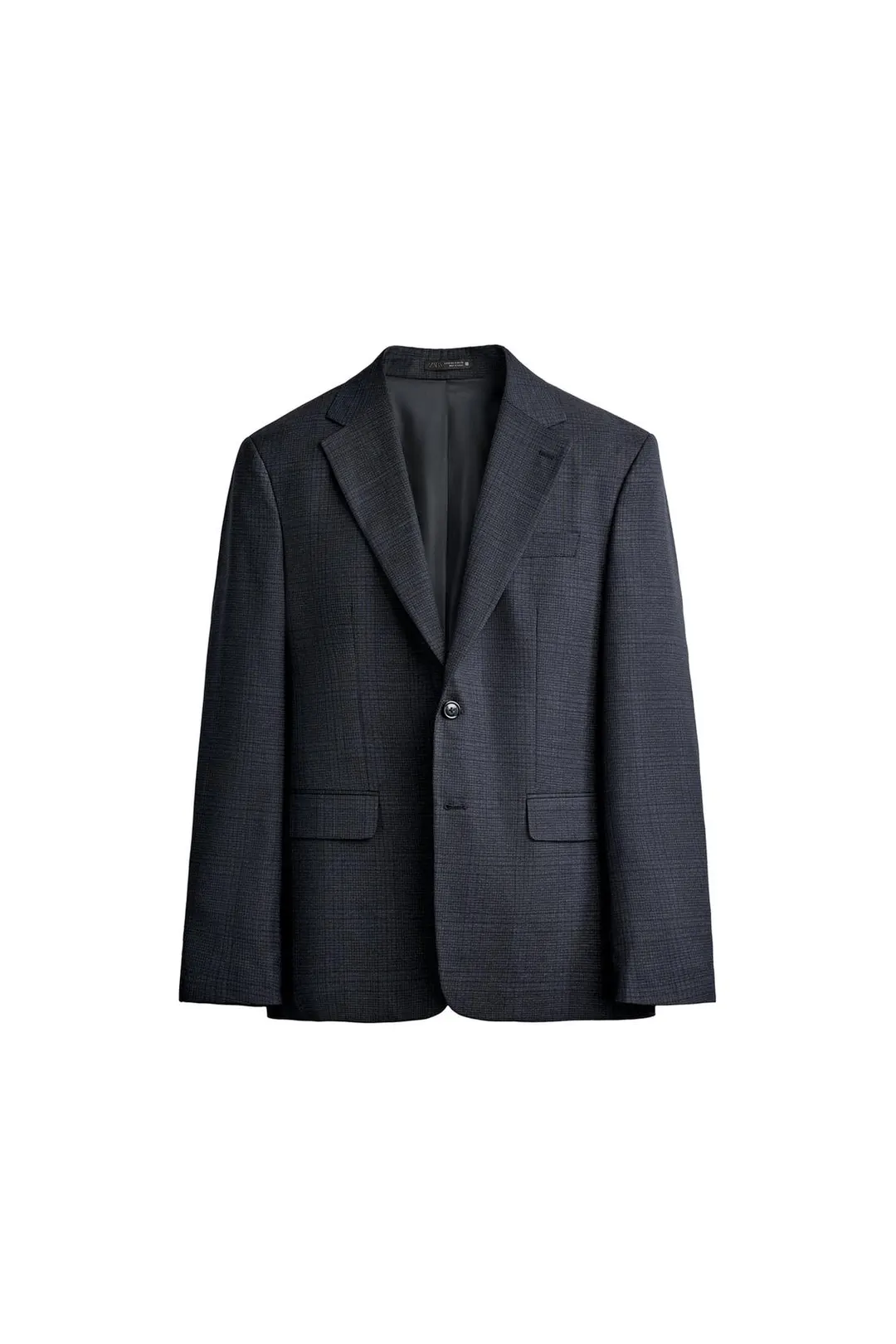 Костюмный пиджак стандартного кроя в клетку, Zara