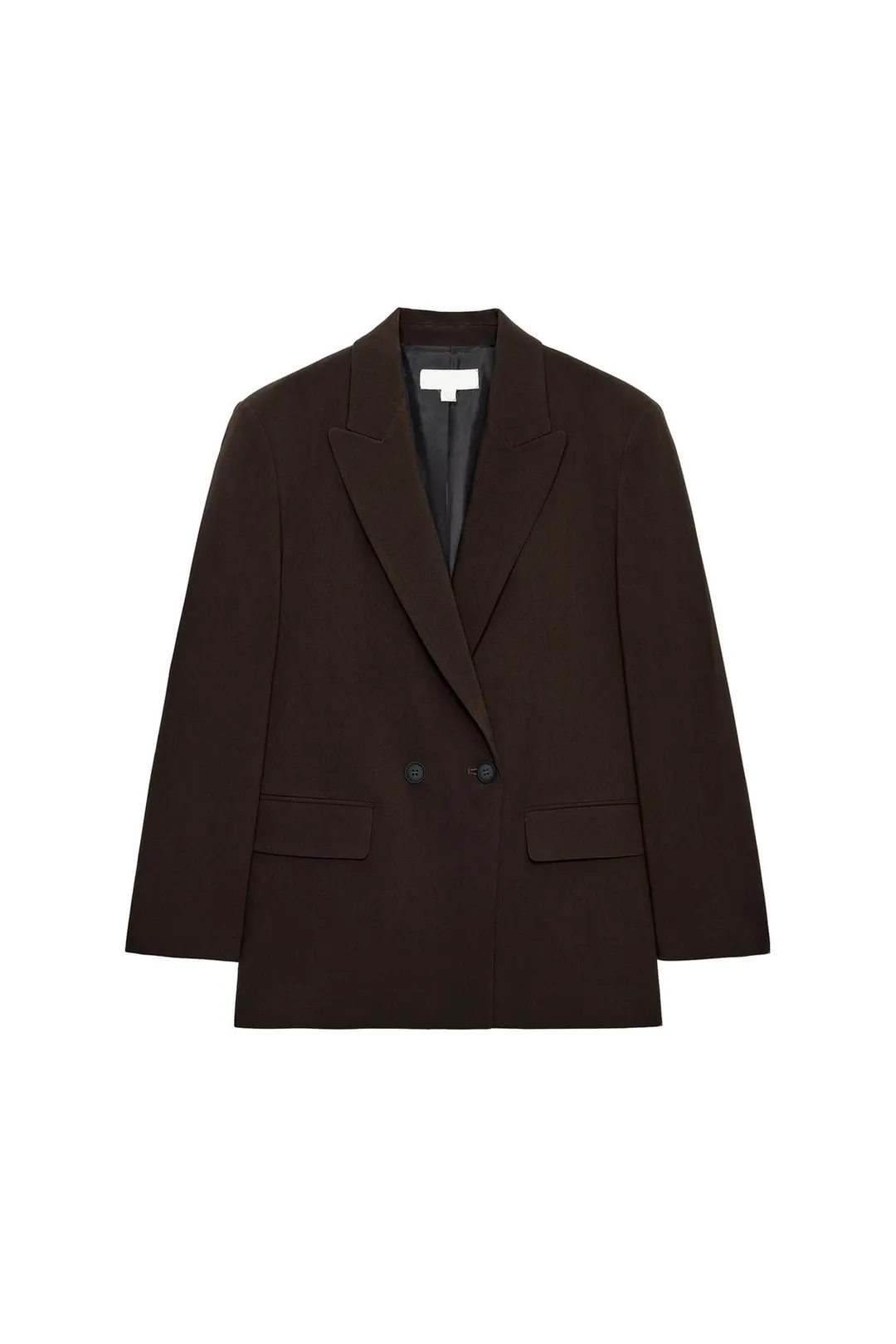 Двубортный блейзер оверсайз, Zara