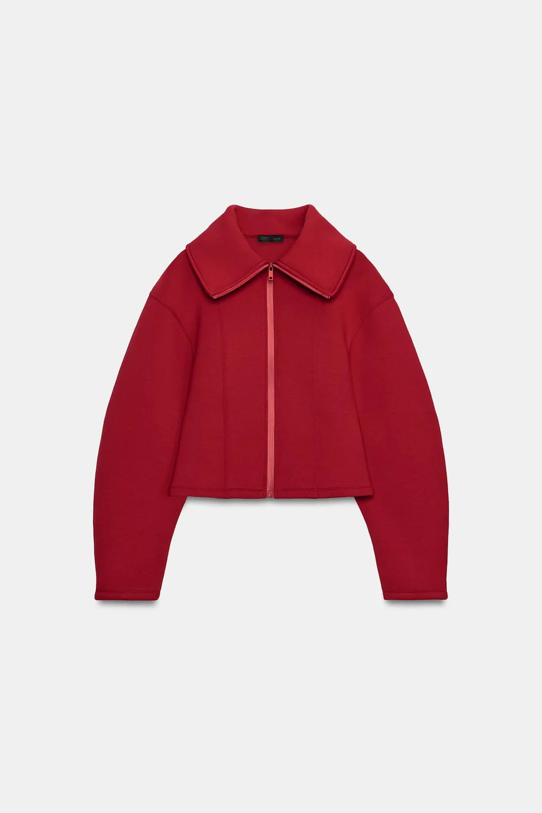 Куртка из технической ткани с объемными рукавами, Zara