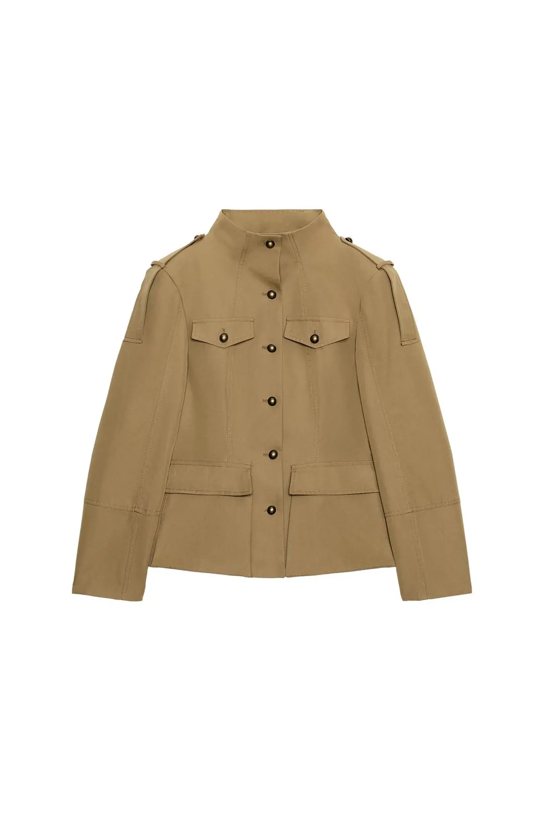 Приталенная куртка с карманами, Zara
