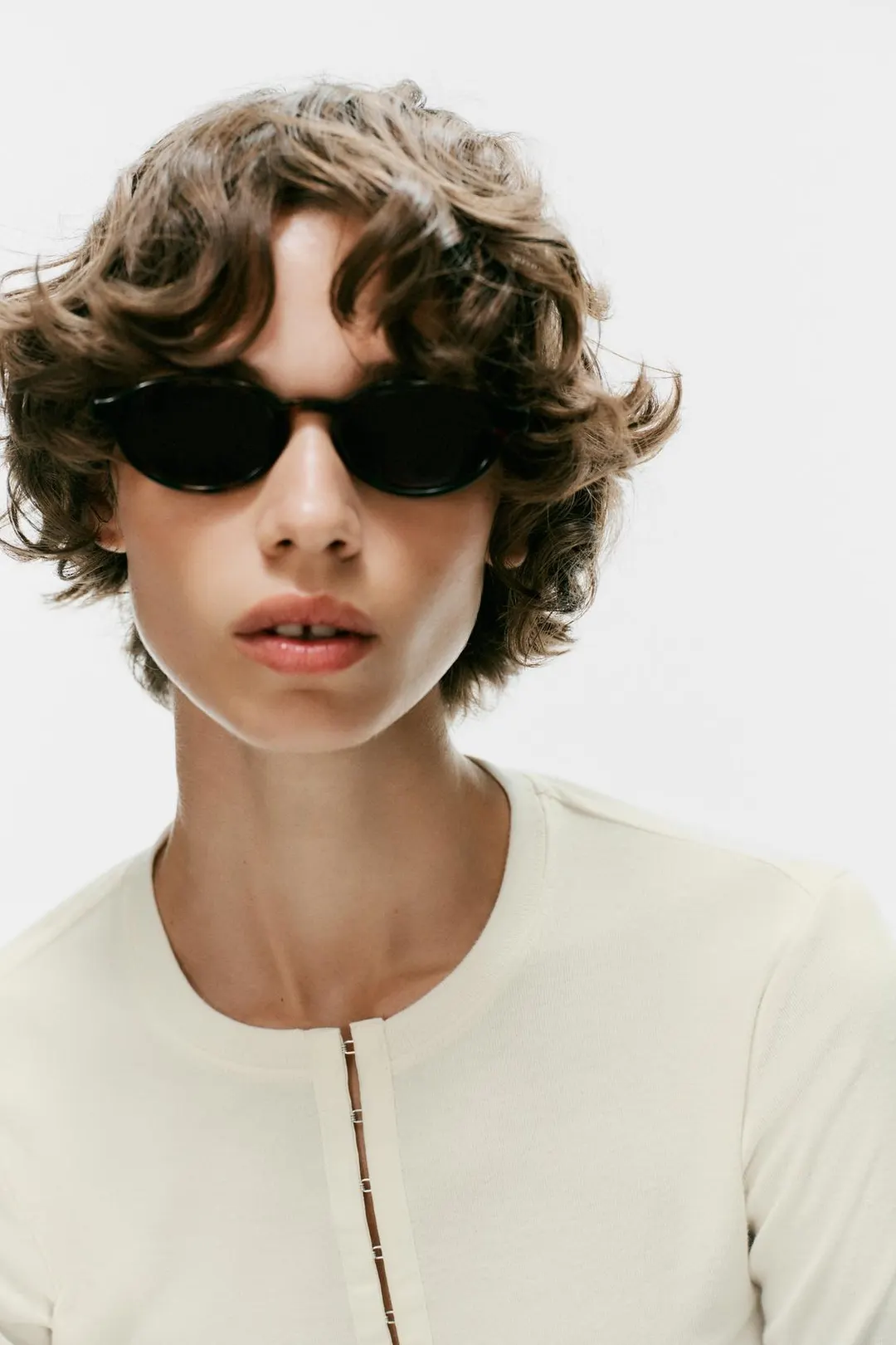Топ с металлическими крючками, Zara