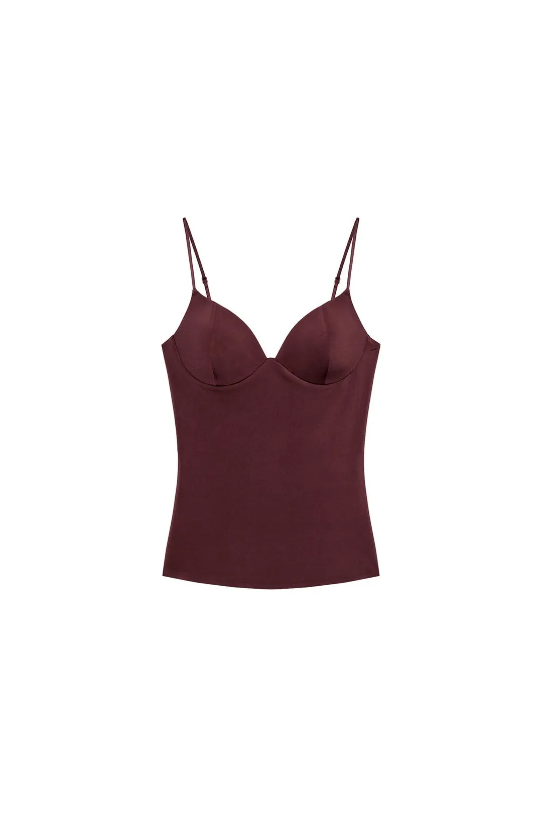 Топ-бюстье из смесового полиамида, Zara