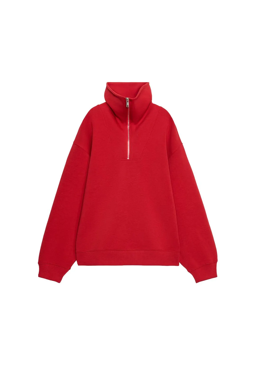 Толстовка из интерлока на молнии, Zara