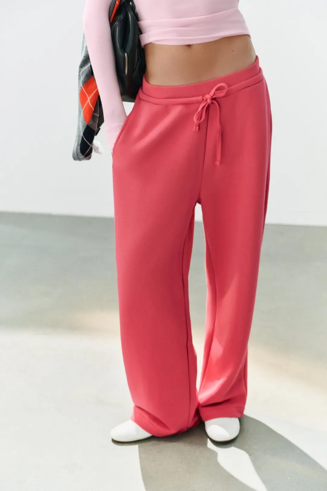 Плюшевые брюки на кулиске, Zara