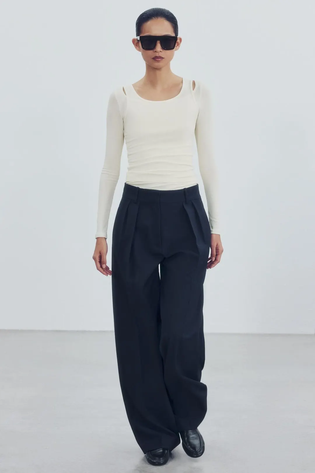 Футболка с эффектом многослойности, Zara